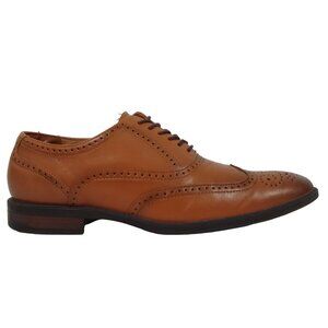 Tahari Men's Lace-Up Leather Oxford Wingtip Shoes Size 10.5